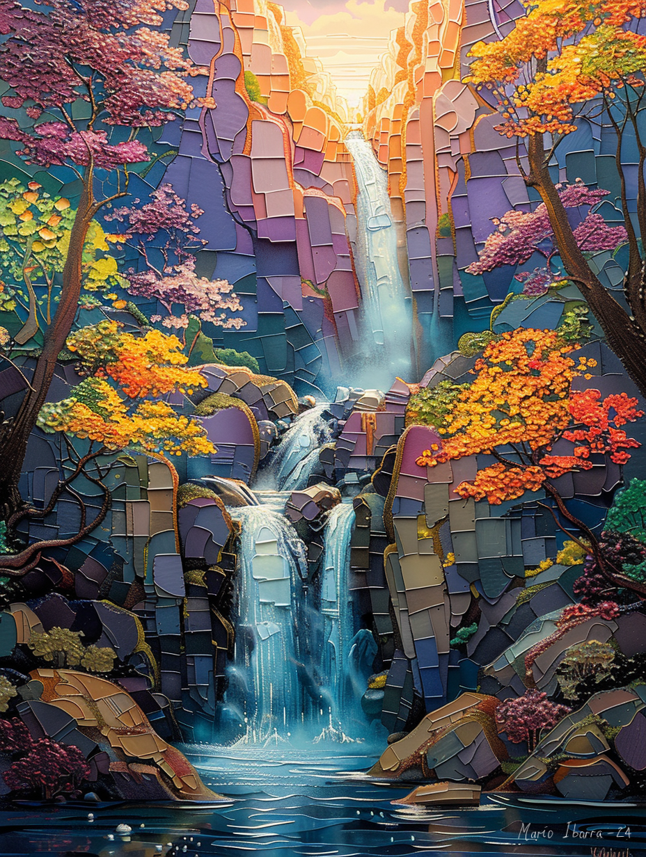 Cubic Water Falls